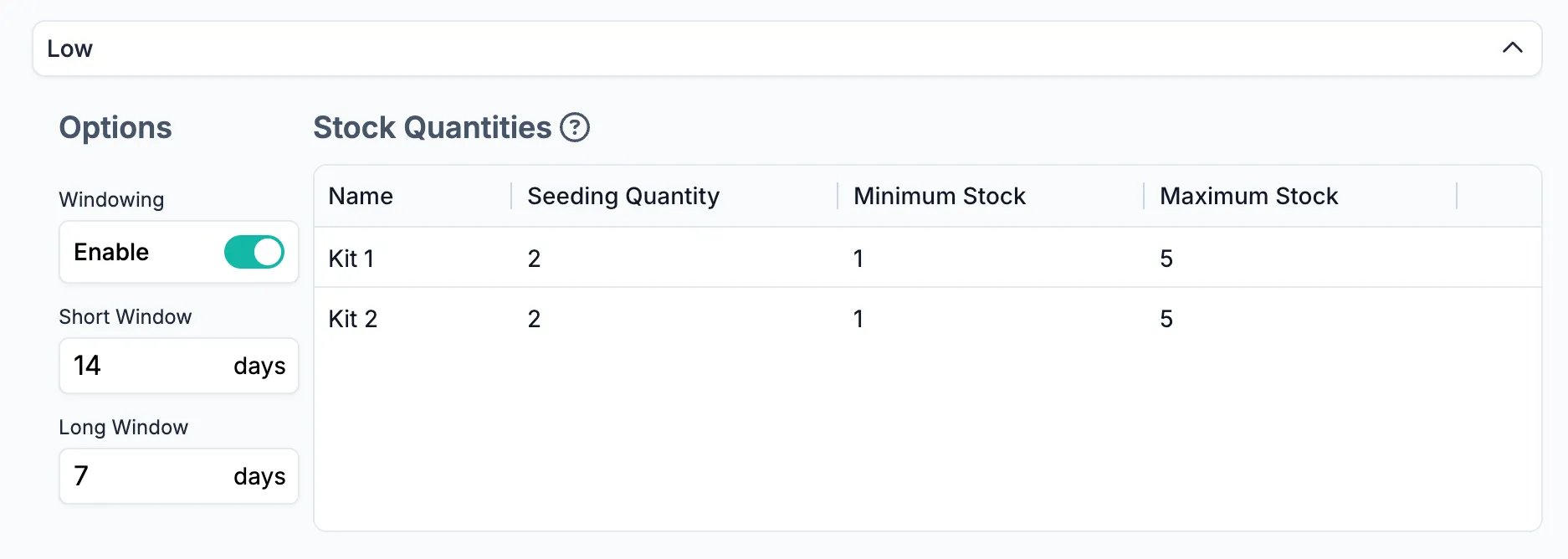 A screenshot of our enrollment group configuration panel.